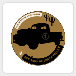 Rat Rods Of Death Valley By Abby Anime(c) Sticker